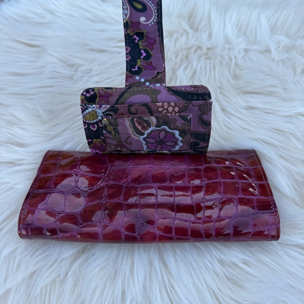 Brighton Croc Embossed Wallet - Picture 3 of 5